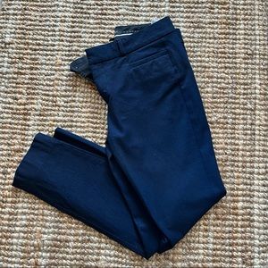 Banana Republic Sloan Dress Trousers Pants Navy Size 2 Skinny Fit